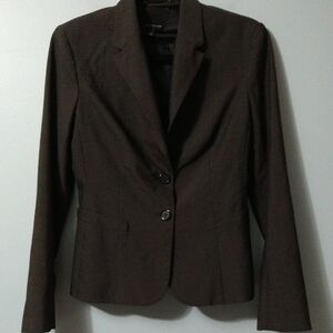 The Limited Dark Gray/Black Lined Blazer Jacket W/Pockets Size 6